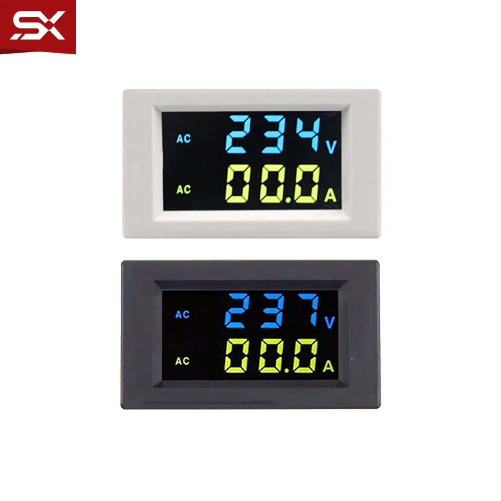 Цифровой вольтметр Амперметр с двумя светодиодами, амперметр, индикатор напряжения для автомобиля и мотоцикла, 80-500 В переменного тока, 0-110 А...
Цифровой вольтметр Амперметр с двумя светодиодами, амперметр, индикатор напряжения для автомобиля и мотоцикла, 80-500 В переменного тока, 0-110 А...