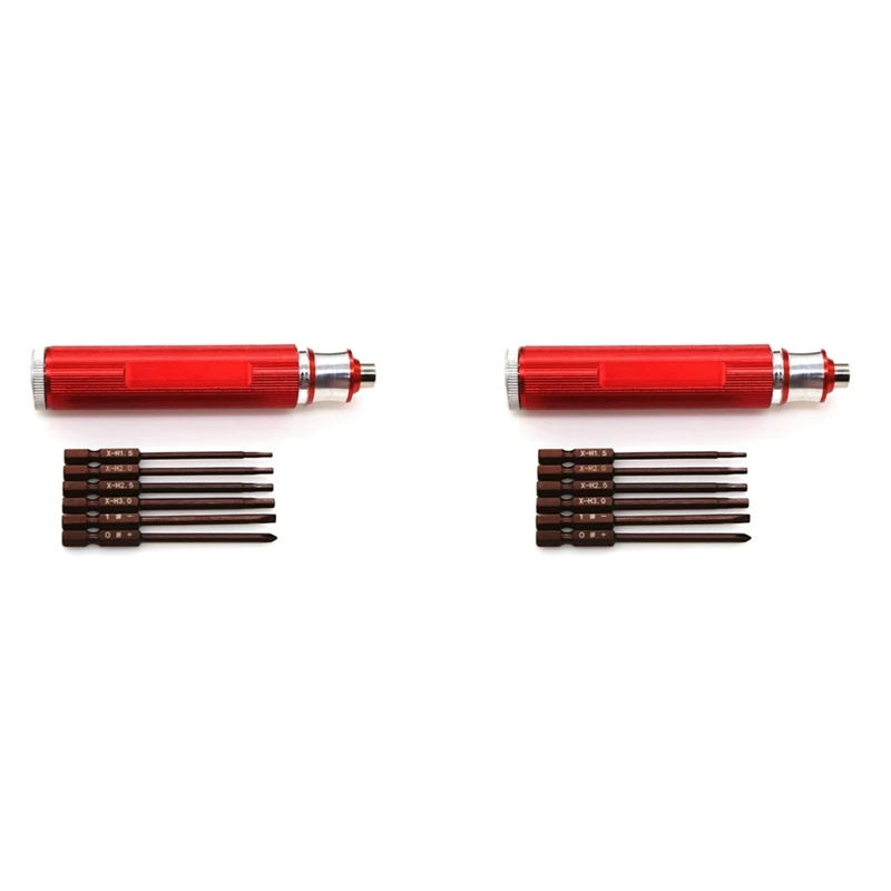2X 6 In 1 Hexagon Screwdriver H1.5 2.0 2.5 3.0Mm Hex Slotted Phillips Screwdriver Tool Kit,2
2X 6 In 1 Hexagon Screwdriver H1.5 2.0 2.5 3.0Mm Hex Slotted Phillips Screwdriver Tool Kit,2