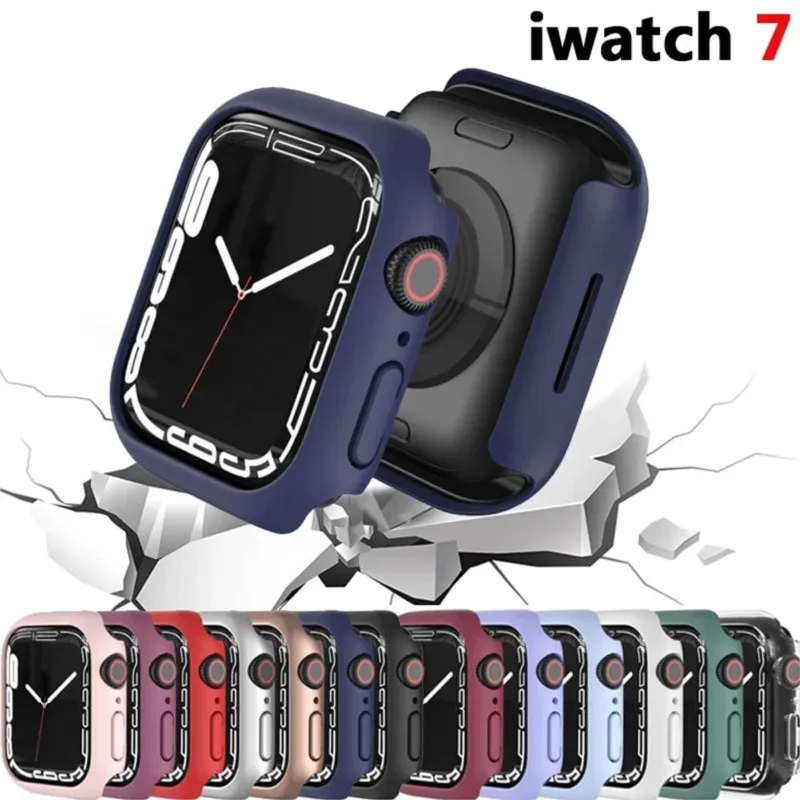 PC Cover for Apple Watch Case 45mm 41mm for smart apple watch band bumper Screen Protector Accessories iWatch Series 7 SE Cases
PC Cover for Apple Watch Case 45mm 41mm for smart apple watch band bumper Screen Protector Accessories iWatch Series 7 SE Cases