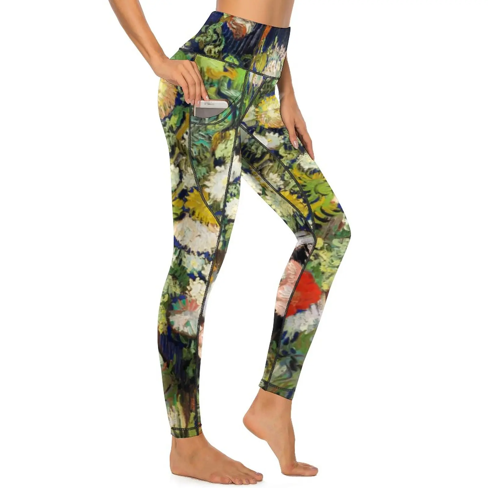 Vincent Van Gogh Leggings Pockets Bouquet of Flower Graphic Yoga Pants Push Up Fitness Gym Yoga Legging Sexy Stretch Sport Pants
Vincent Van Gogh Leggings Pockets Bouquet of Flower Graphic Yoga Pants Push Up Fitness Gym Yoga Legging Sexy Stretch Sport Pants