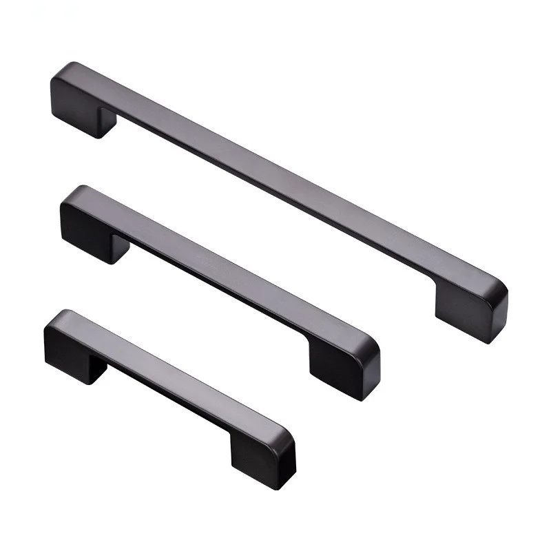 American Style Black Aluminum Cabinet Handles and Knobs Simple Kitchen Drawer Pulls Furniture Handle Door Hardware Accessories
American Style Black Aluminum Cabinet Handles and Knobs Simple Kitchen Drawer Pulls Furniture Handle Door Hardware Accessories