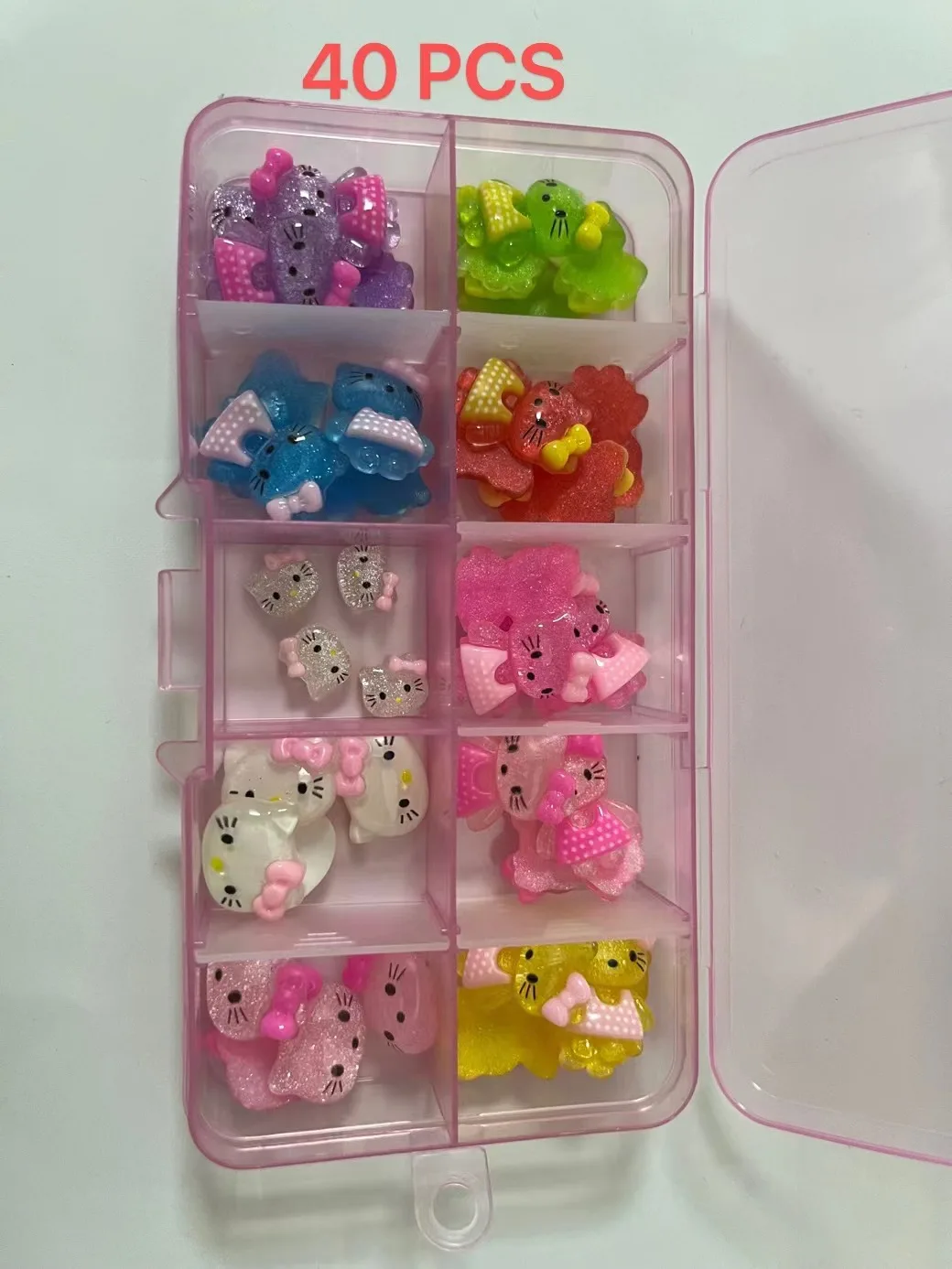 Professional Supply Sanrio Cartoon Nail Art Jewelry Charms Kit Kawaii Kitty Rhinestone Gems Manicure Resin Mix Decoration Set
Professional Supply Sanrio Cartoon Nail Art Jewelry Charms Kit Kawaii Kitty Rhinestone Gems Manicure Resin Mix Decoration Set