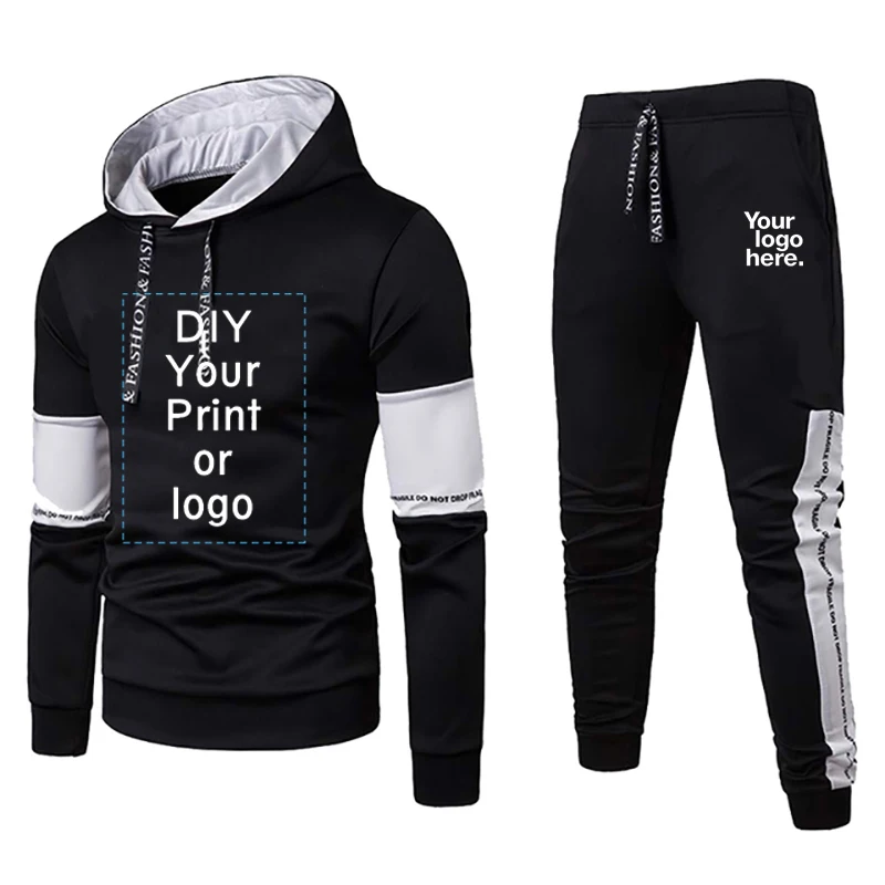 Men's Custom Logo Sweatshirt Set Breathable Hoodies+Sweatpants Tracksuits Brand DIY Print Sport Suit Male Pullover Suits
Men's Custom Logo Sweatshirt Set Breathable Hoodies+Sweatpants Tracksuits Brand DIY Print Sport Suit Male Pullover Suits