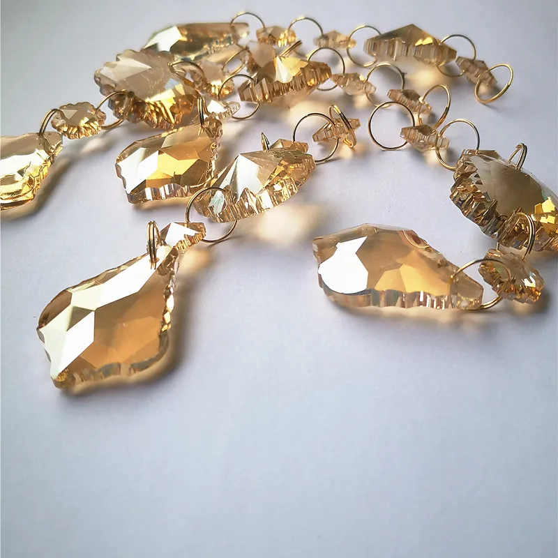 Хрустальные подвески для люстр TZ, 5 шт., шампань 
Хрустальные подвески для люстр TZ, 5 шт., шампань