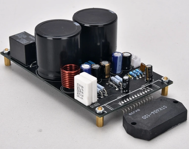 New stock late high-power thick film STK404-120 fever grade mono power amplifier board finished
New stock late high-power thick film STK404-120 fever grade mono power amplifier board finished