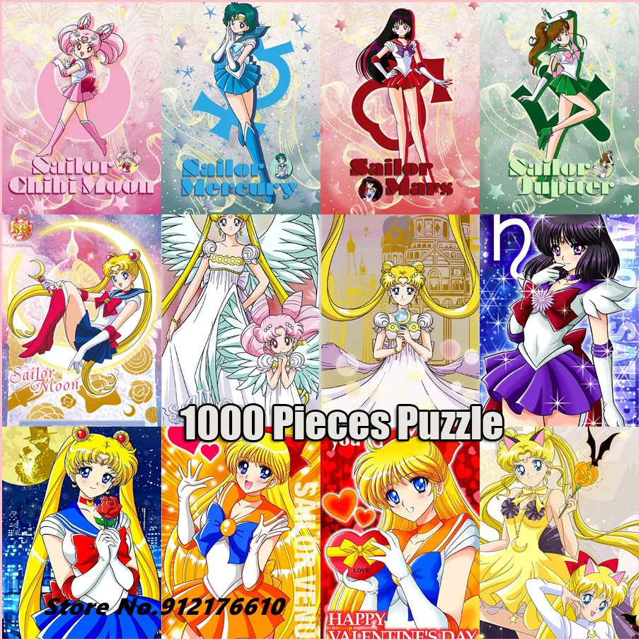 Bandai Anime Cartoon Sailor Moon Jigsaw Puzzles 1000 Pieces Sailor Venus Beauty Anime Flat Puzzle Decompress Game Creative Gift
Bandai Anime Cartoon Sailor Moon Jigsaw Puzzles 1000 Pieces Sailor Venus Beauty Anime Flat Puzzle Decompress Game Creative Gift