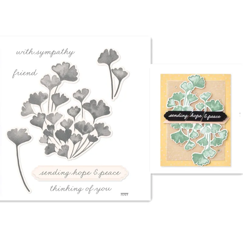 GINKGO BRANCH Metal Cutting Dies And Rubber Stamps For Scrapbooking Making Embossing Card Crafts Stencil Template DIY New 2023
GINKGO BRANCH Metal Cutting Dies And Rubber Stamps For Scrapbooking Making Embossing Card Crafts Stencil Template DIY New 2023