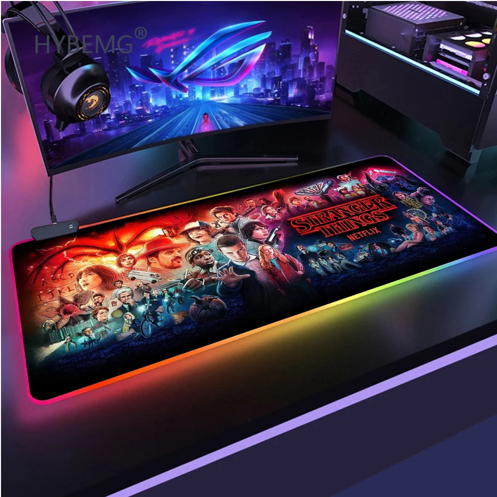 Stranger Things Season Mouse Pad Anime Gaming Accessories Keyboard Laptop Gabinete Gamer Desk Mat Varmilo Completo RGB Mousepad
Stranger Things Season Mouse Pad Anime Gaming Accessories Keyboard Laptop Gabinete Gamer Desk Mat Varmilo Completo RGB Mousepad