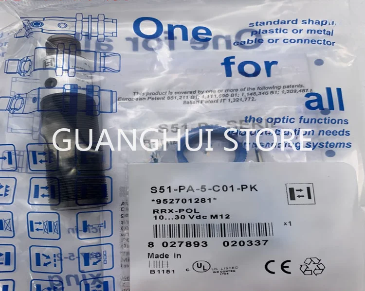 

S50-MA-2-C10-NN S50-PR-2-G00-XG S51-PA-5-C01-PK New Photoelectric Switch SensorIn-stock and fast delivery