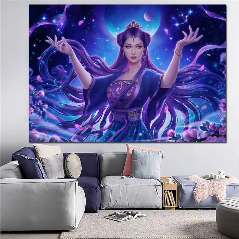 Flower Fairy Diamond Painting Girl 5D Full Diamond Embroidery Rhinestone Pictures Cross Stitch Kits Fantasy Portrait Art Decor
Flower Fairy Diamond Painting Girl 5D Full Diamond Embroidery Rhinestone Pictures Cross Stitch Kits Fantasy Portrait Art Decor