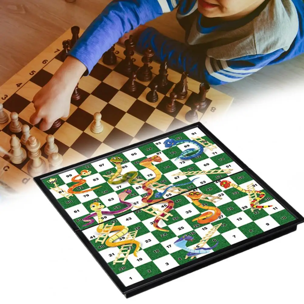 Магнитная шахматная игра 1 комплект практичная простая в использовании