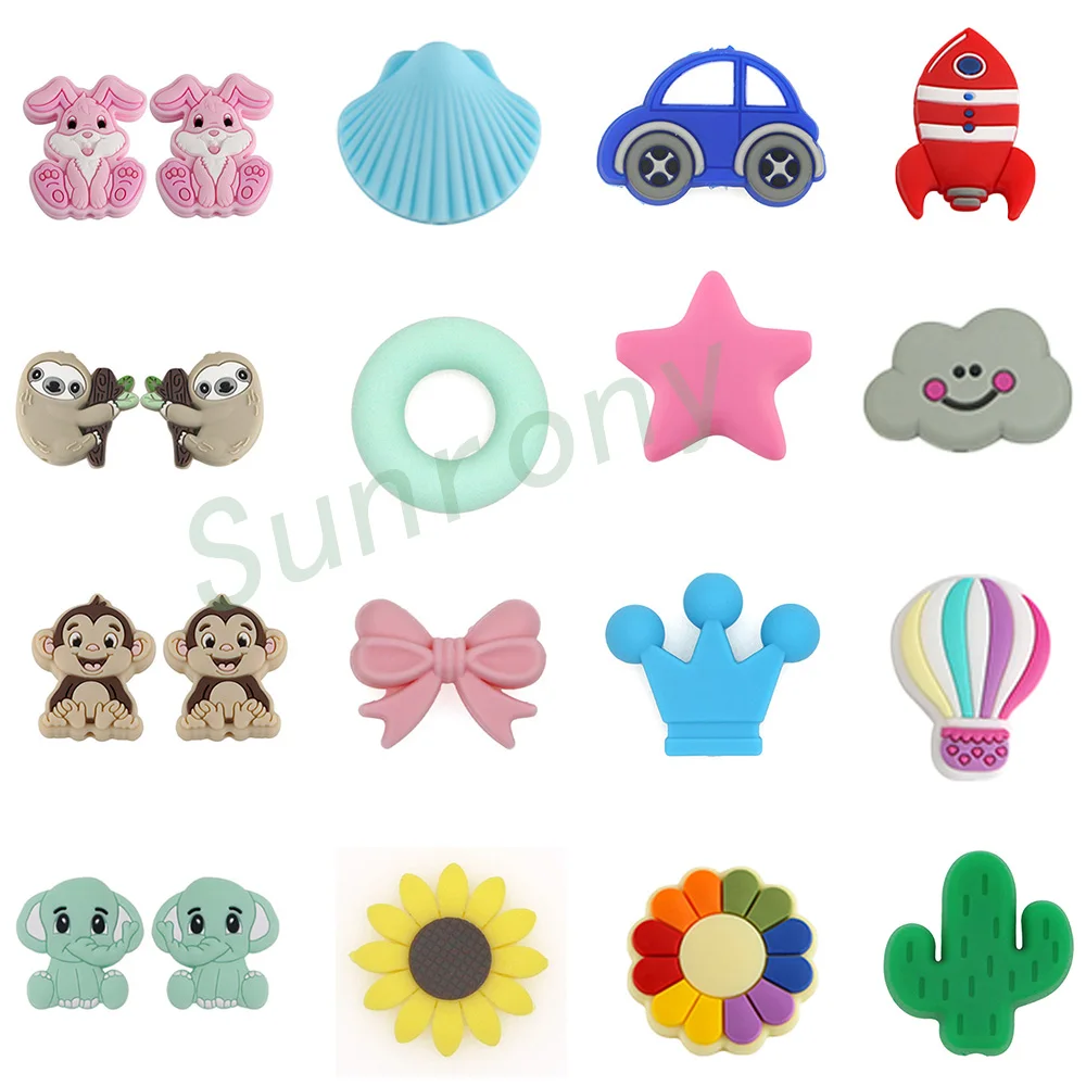 Sunrony 10Pcs Silicone Beads Clips Rodents Baby Teeth Care Teething Ring Toy DIY Molar Pacifier Chain Bracelet Gift BPA Free
Sunrony 10Pcs Silicone Beads Clips Rodents Baby Teeth Care Teething Ring Toy DIY Molar Pacifier Chain Bracelet Gift BPA Free