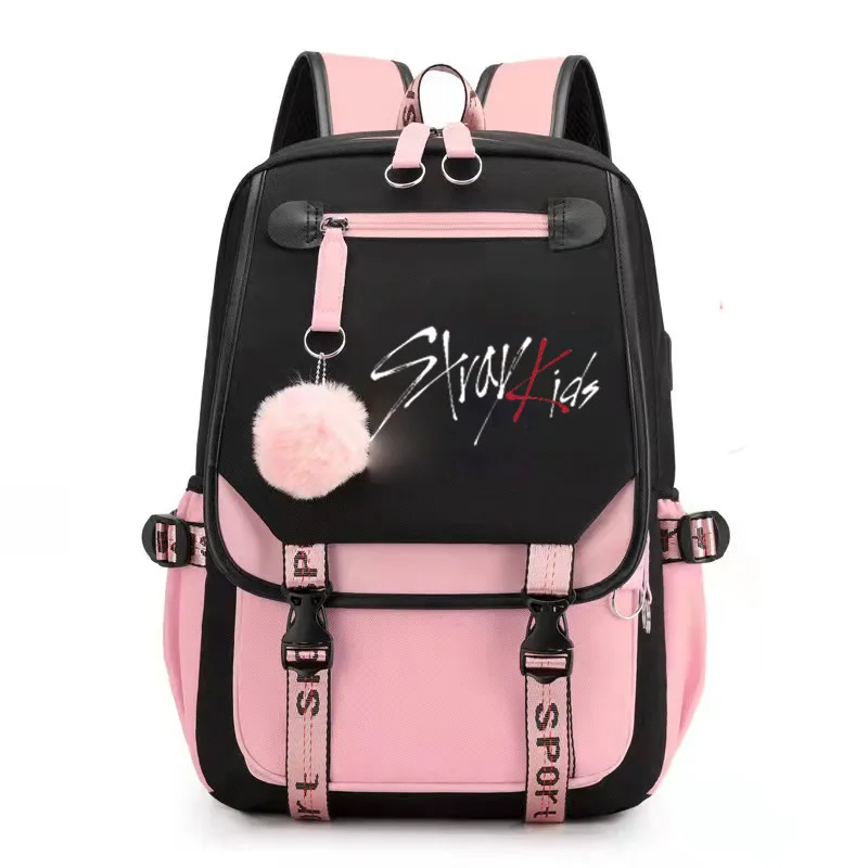 Korea Stray Kids Backpack Fans Primary Middle School Students Boys Girls Bookbag Teens Travel Bags Laptop Large Messenger Bag 
Korea Stray Kids Backpack Fans Primary Middle School Students Boys Girls Bookbag Teens Travel Bags Laptop Large Messenger Bag