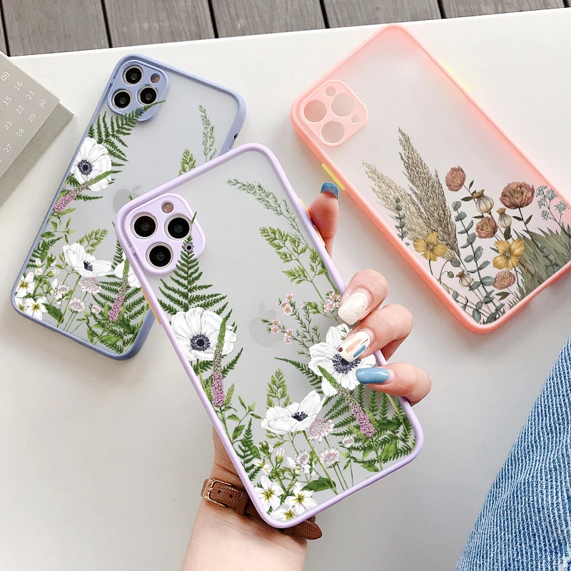 

Flower Bud Phone Case for iphone 7 8 Plus SE2 Meticulous Plant for iphone X XS XR 11 12 13 14 Pro Max 14 Plus Back Hard Covers