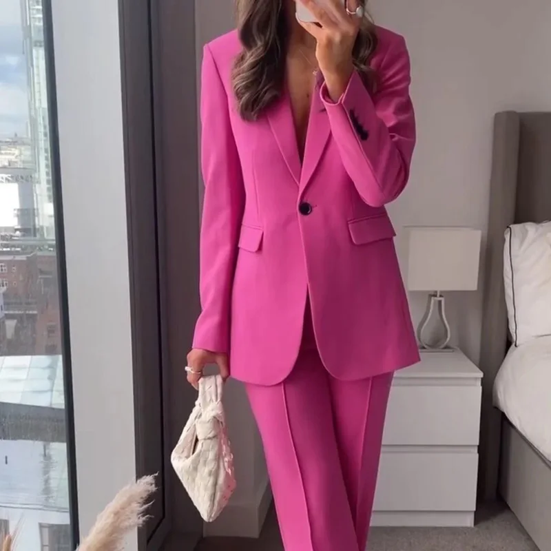 Women Blazers Set Women Office Suit Coat Vintage Long Sleeve Jacket Casual Female Tops And High Waist Pants 2022 New
Women Blazers Set Women Office Suit Coat Vintage Long Sleeve Jacket Casual Female Tops And High Waist Pants 2022 New