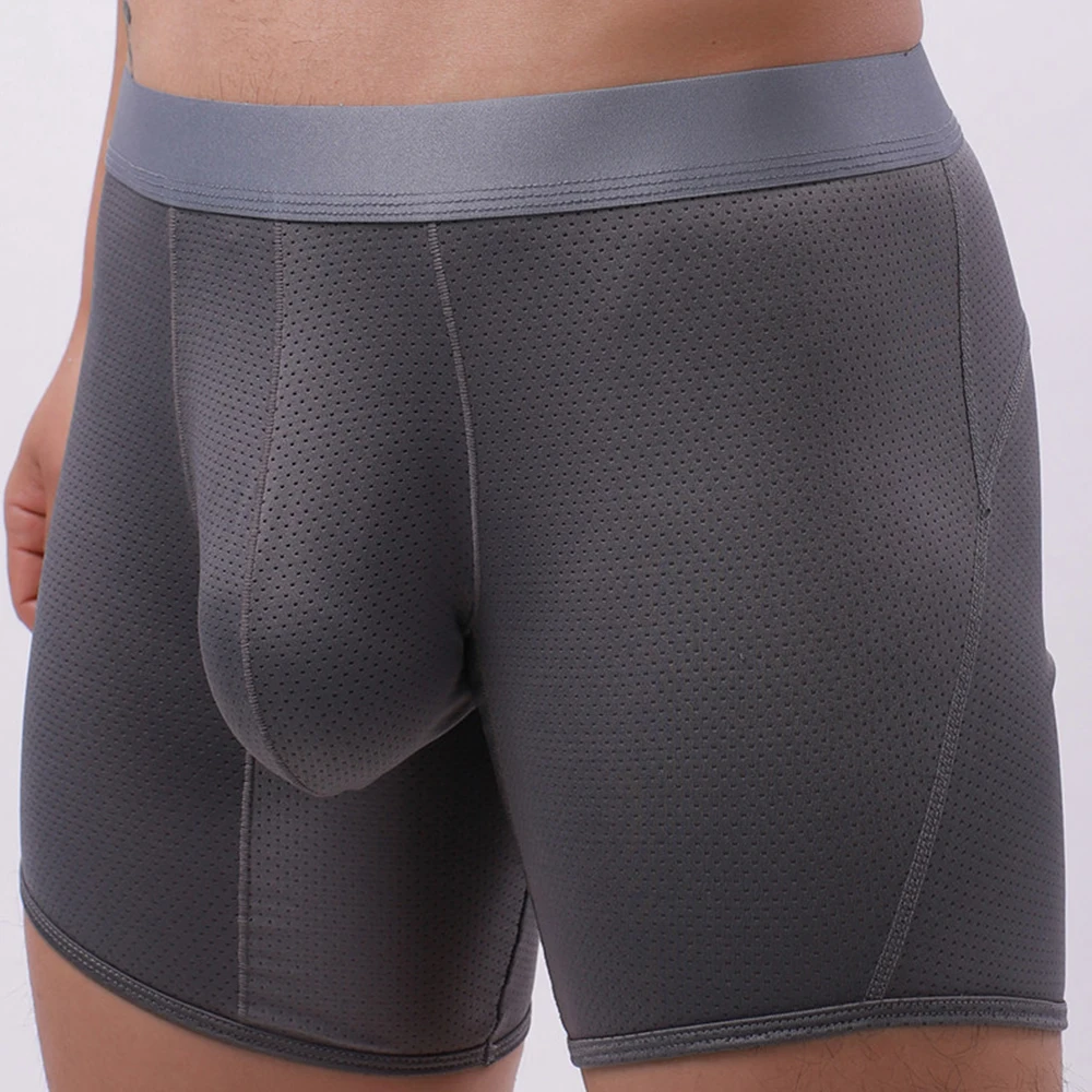 Long Leg Boxershorts Men mesh Holes Underwear Boxer Breathable Trunks Shorts Underpants Summer New Sports Sexy Panties
Long Leg Boxershorts Men mesh Holes Underwear Boxer Breathable Trunks Shorts Underpants Summer New Sports Sexy Panties