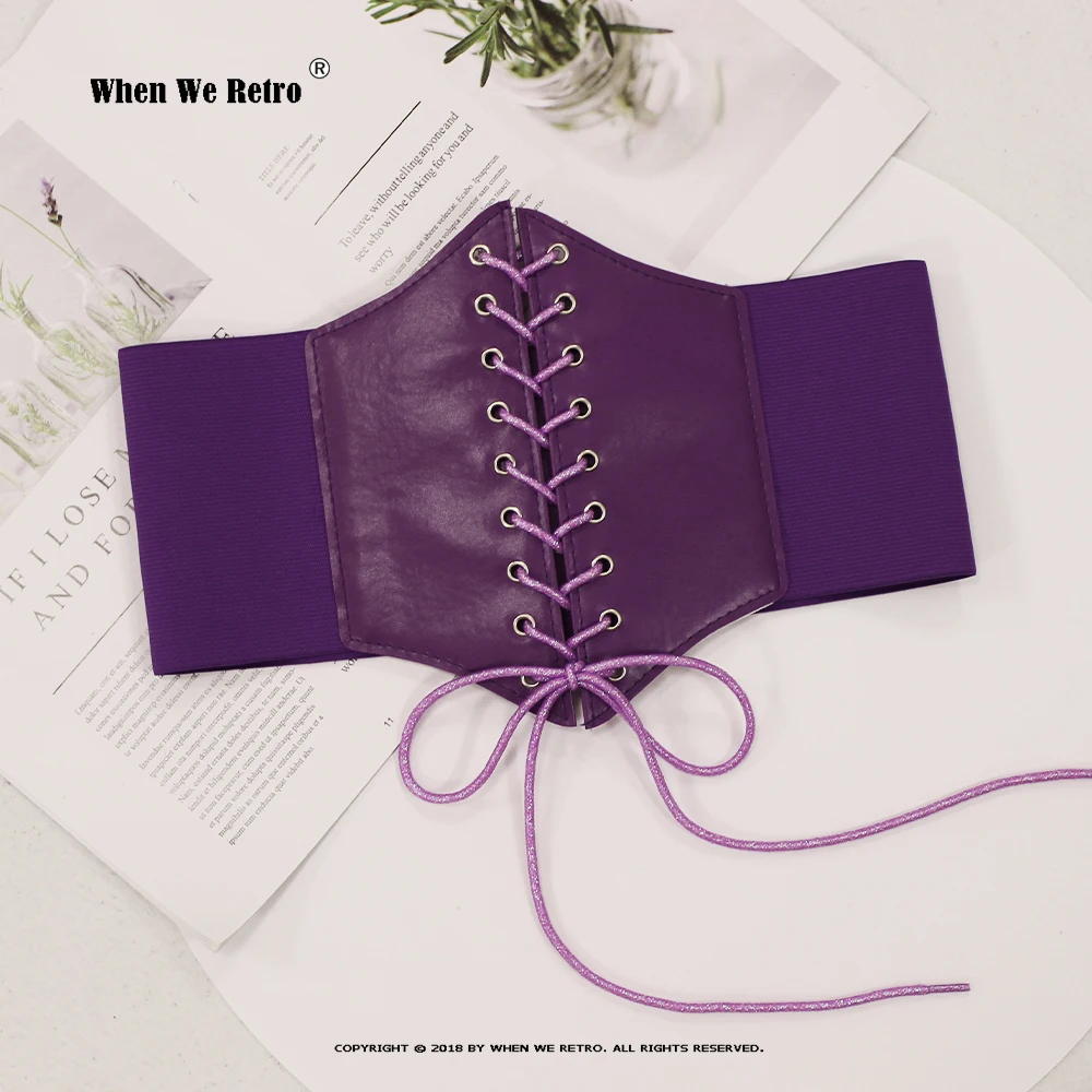 Fashion Gothic Clothes Corset Top VD2596 Elastic Wide Waist Steampunk Belt Corset for Women in Purple
Fashion Gothic Clothes Corset Top VD2596 Elastic Wide Waist Steampunk Belt Corset for Women in Purple