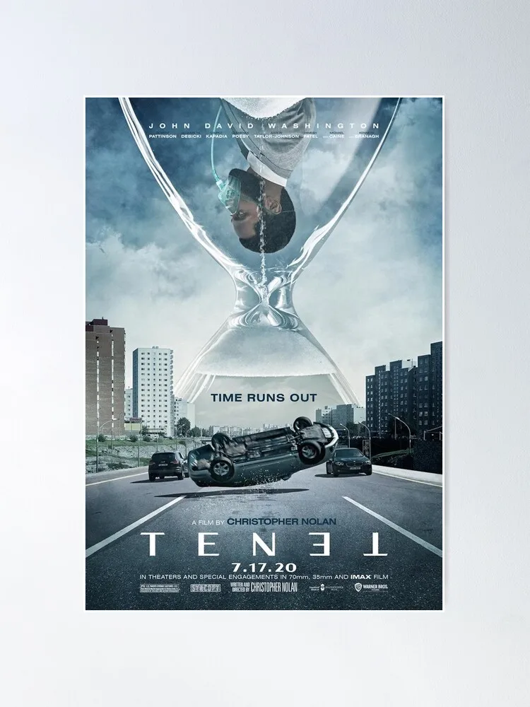 

Постер из фильма TENET, печатные холщовые постеры, настенное искусство, Декор для дома и офиса