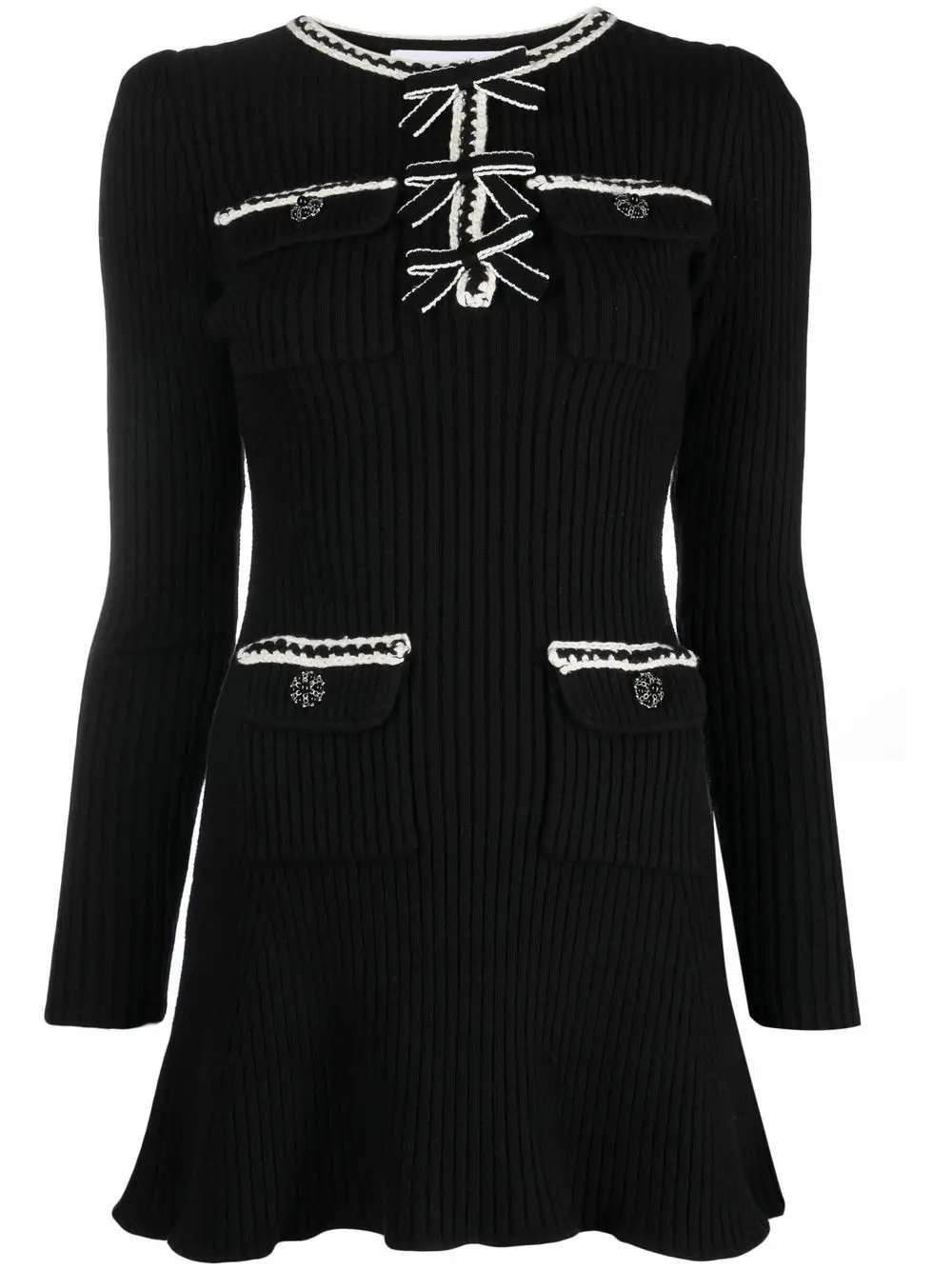 2023 Autumn Winter Top Quality Ribbed Knit Bow Flap Pockets Patchwork Ruffled Hem Long Sleeves Bodycon Mini Dress Office Lady
2023 Autumn Winter Top Quality Ribbed Knit Bow Flap Pockets Patchwork Ruffled Hem Long Sleeves Bodycon Mini Dress Office Lady