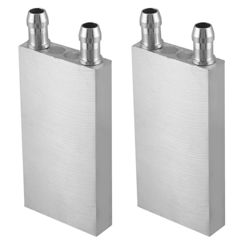 2X Aluminum Liquid-Water Cooling Block For Computer Cpu Radiator For Pc And Laptop Cpu Silver Heat Sink System(80Mm)
2X Aluminum Liquid-Water Cooling Block For Computer Cpu Radiator For Pc And Laptop Cpu Silver Heat Sink System(80Mm)