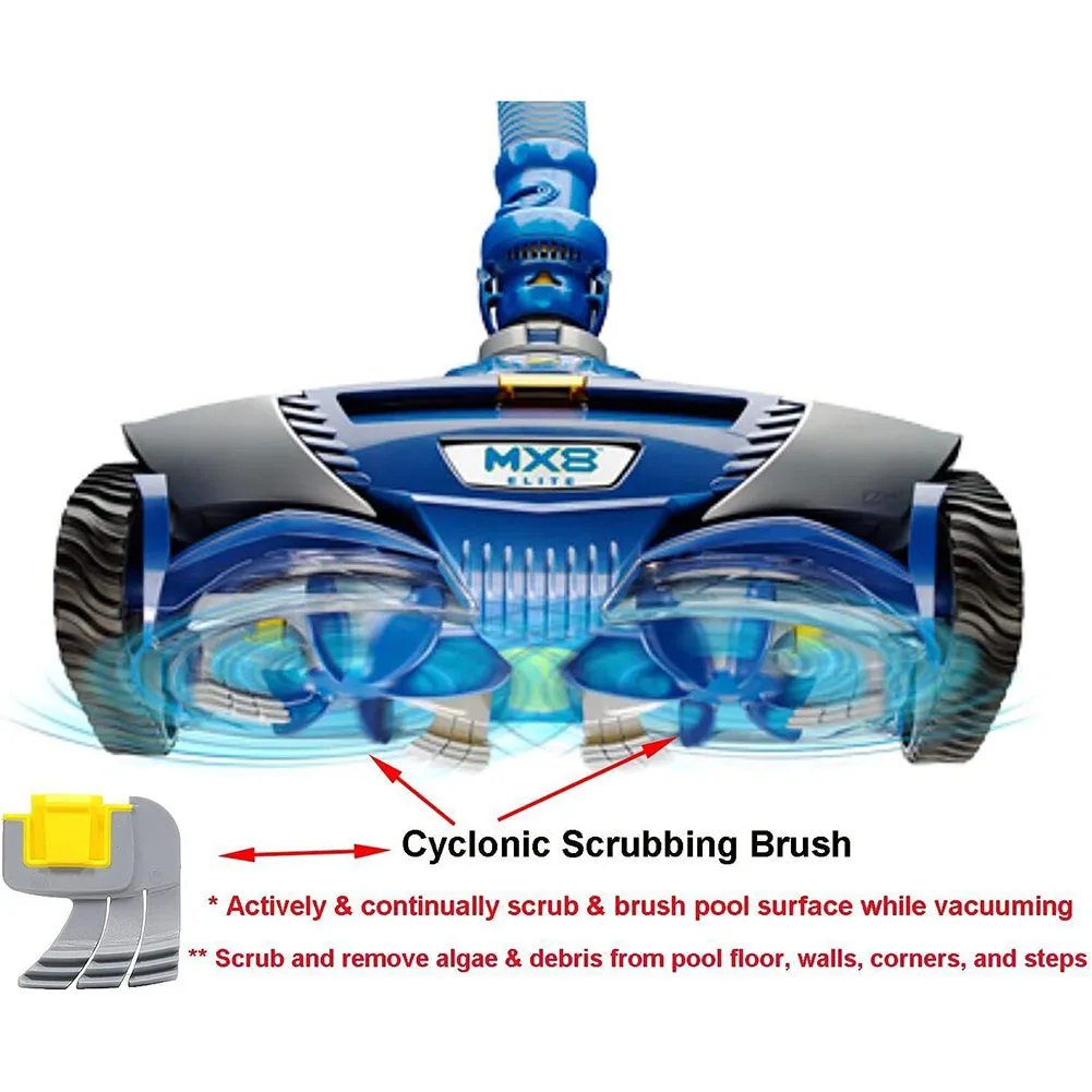 4 Pcs Cyclone Centrifugal Scrub Brush R0714400 For Zodiac Mx8 Mx6 Elite Pool Cleaner Replaceable Brushes Cleaning Tools
4 Pcs Cyclone Centrifugal Scrub Brush R0714400 For Zodiac Mx8 Mx6 Elite Pool Cleaner Replaceable Brushes Cleaning Tools