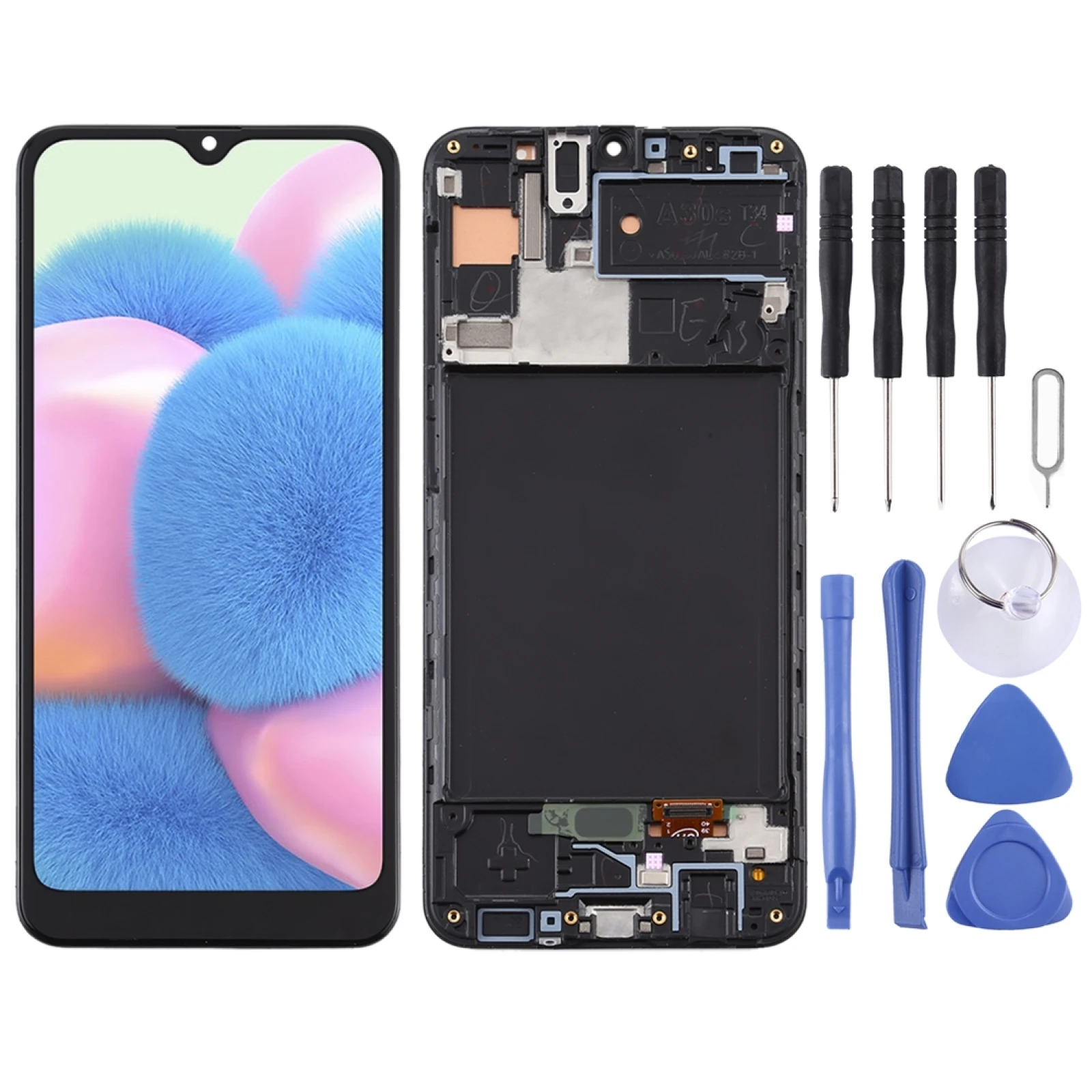 

TFT LCD Screen for Samsung Galaxy A30s Digitizer Full Assembly with Frame