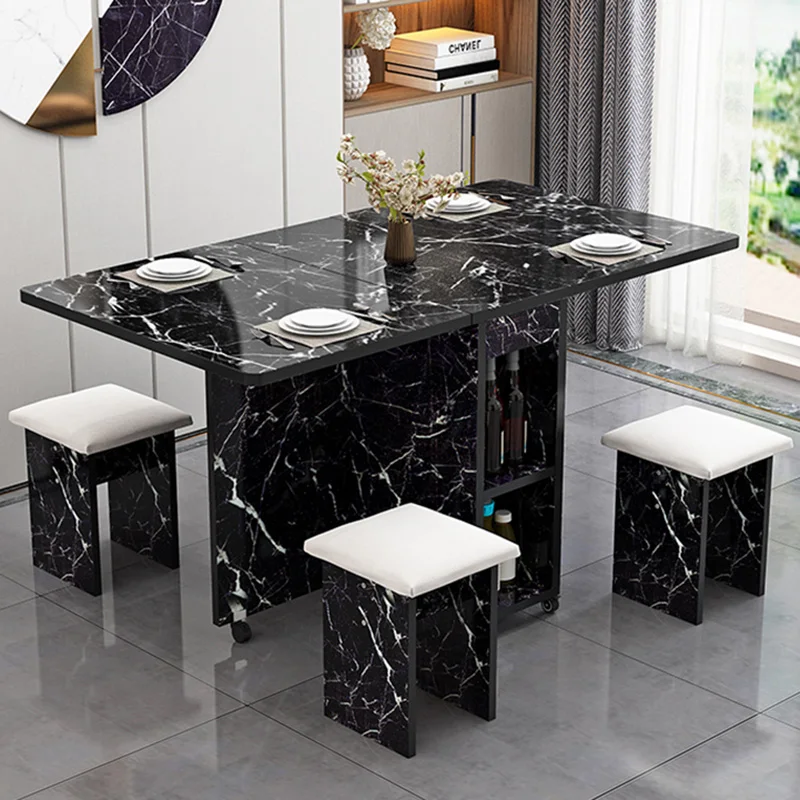 Camping Waterproof Dining Table Extendable Folding Italy Black Dining Table Luxury Nordic Mesa De Jantar Home Accessories
Camping Waterproof Dining Table Extendable Folding Italy Black Dining Table Luxury Nordic Mesa De Jantar Home Accessories