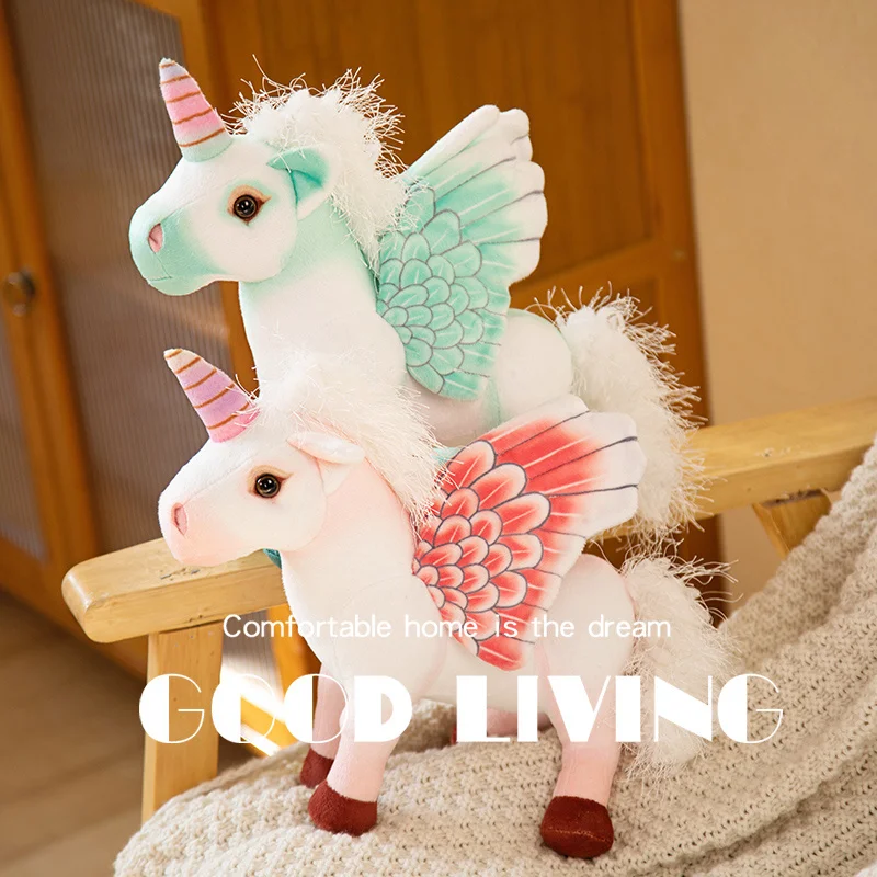 30cm Cute Angel Unicorn Plush Toy Kawaii Stuffed Animals Flying Horse Plushies Doll Anime Soft Kids Toys for Girls Child Gifts
30cm Cute Angel Unicorn Plush Toy Kawaii Stuffed Animals Flying Horse Plushies Doll Anime Soft Kids Toys for Girls Child Gifts