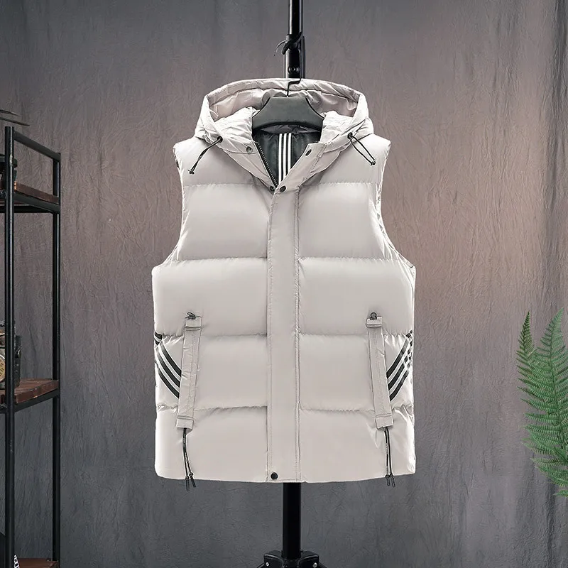 Men's Padded Vest Autumn Winter Warm Puffy Waistcoat Sportive Windproof Coat Quilting Thick Jacket Outwear Male Clothes
Men's Padded Vest Autumn Winter Warm Puffy Waistcoat Sportive Windproof Coat Quilting Thick Jacket Outwear Male Clothes