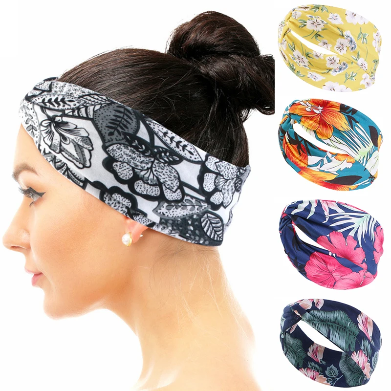 Pastoral Style Print Stretch Headband for Women Cross Elastic Hair Band Wide Turban Head Wrap Bandana Headscarf Hair Accessories
Pastoral Style Print Stretch Headband for Women Cross Elastic Hair Band Wide Turban Head Wrap Bandana Headscarf Hair Accessories