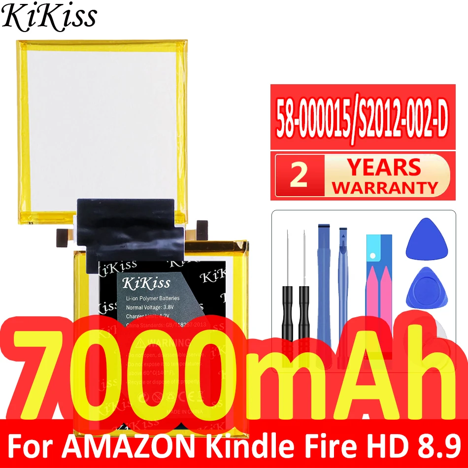 Мощный аккумулятор KiKiss 7000 мАч для AMAZON 3HT7G Kindle Fire HD 8,9 KINDLEFIREHD89 KINDLEFIREHD894G 58-000015
Мощный аккумулятор KiKiss 7000 мАч для AMAZON 3HT7G Kindle Fire HD 8,9 KINDLEFIREHD89 KINDLEFIREHD894G 58-000015