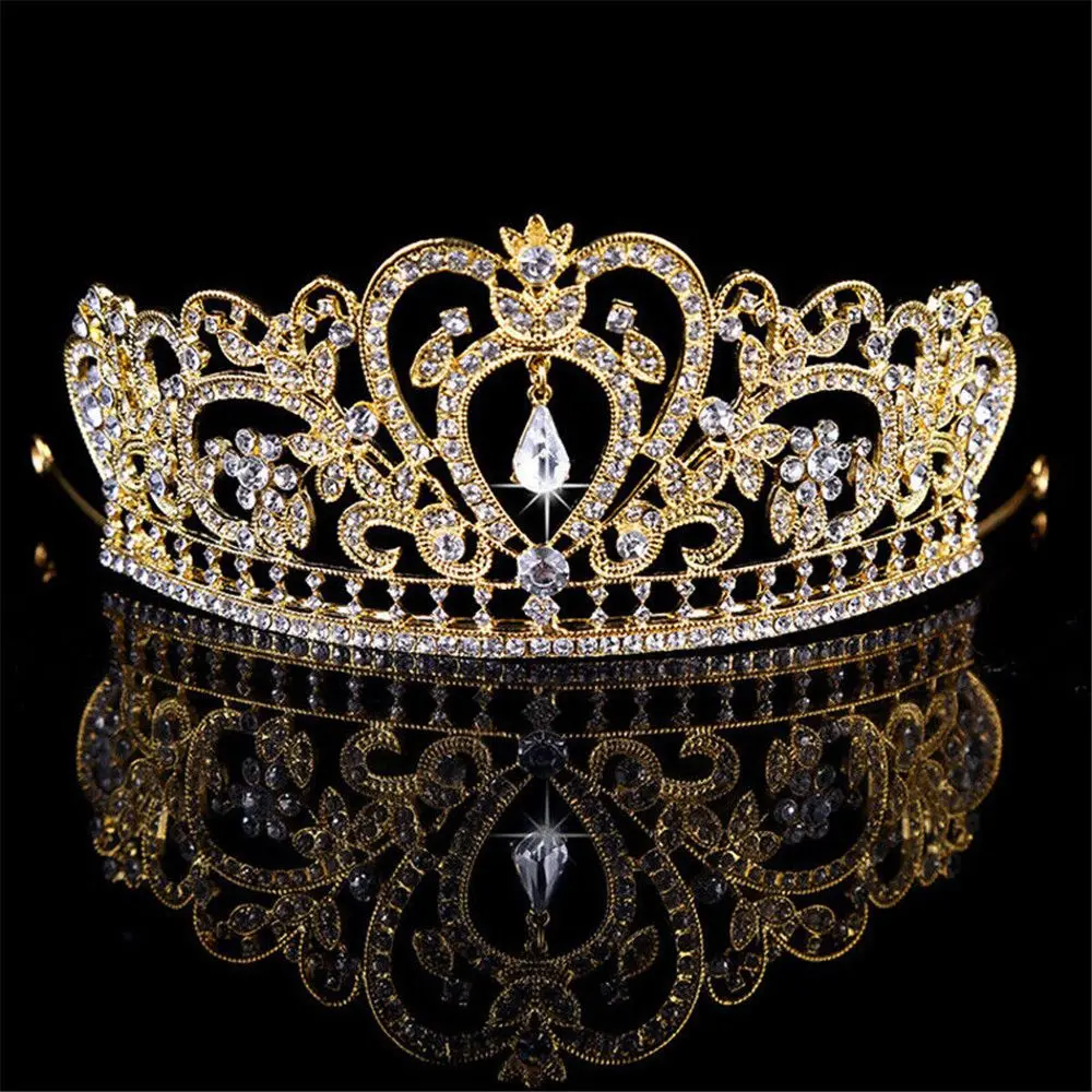 Women Girls Rhinestone Queen Wedding Bridal Hair Accessories Crystal Crown Headband Hair Tiara
Women Girls Rhinestone Queen Wedding Bridal Hair Accessories Crystal Crown Headband Hair Tiara
