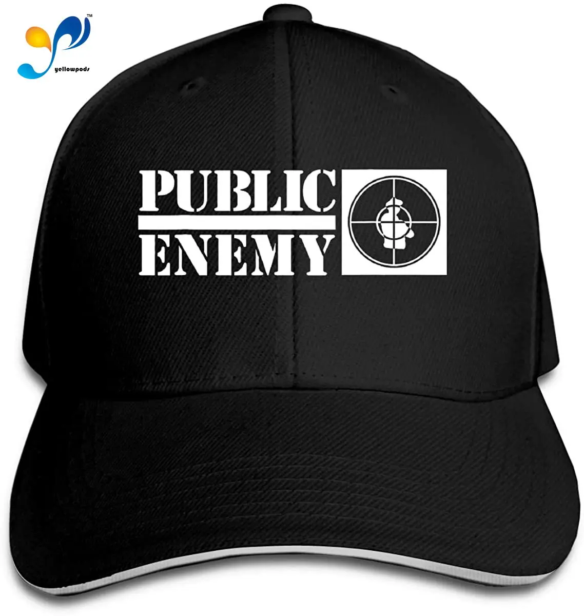 Public Enemy Hip Hop Baseball Cap Golf Trucker Baseball Cap Adjustable Peaked Sandwich Hat Black Unisex Casquette Black 
Public Enemy Hip Hop Baseball Cap Golf Trucker Baseball Cap Adjustable Peaked Sandwich Hat Black Unisex Casquette Black