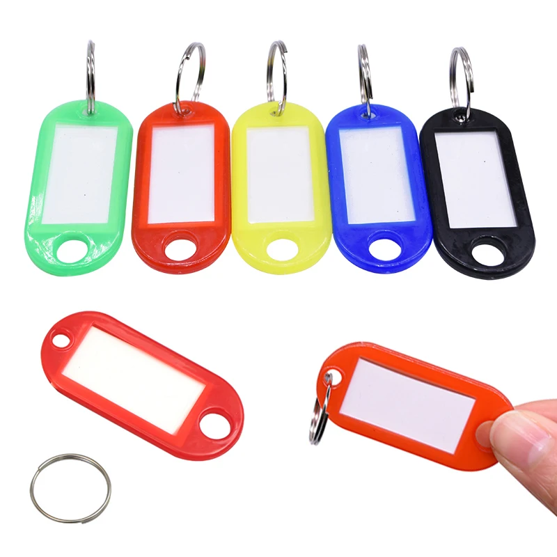 50 шт./партия, яркие пластиковые бирки для ключей
50 шт./партия, яркие пластиковые бирки для ключей
