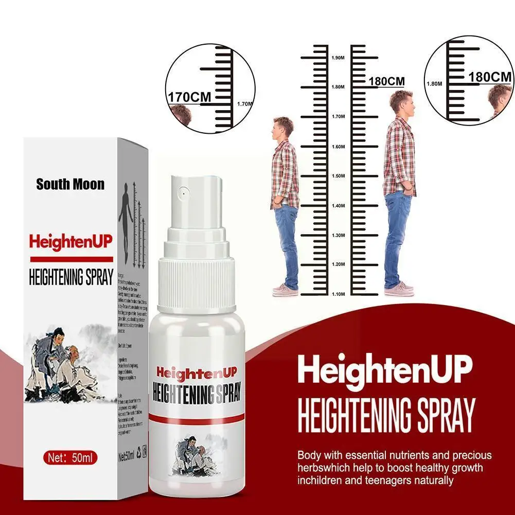 50ml Height Growth Spray Body Bone Growth Spray Increase Herbal Promote Height Oils Bone Essential Taller Oil Grow Growth H1c7 
50ml Height Growth Spray Body Bone Growth Spray Increase Herbal Promote Height Oils Bone Essential Taller Oil Grow Growth H1c7