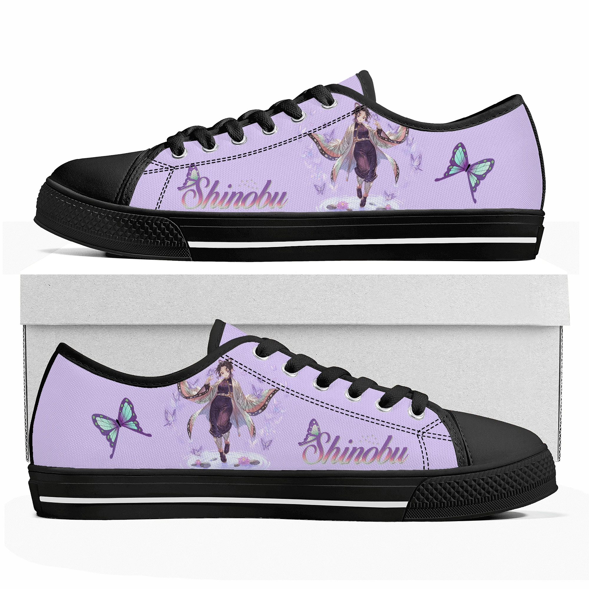Demon Slayer Pillar Shinobu Kocho Kimetsu No Yaiba Low Top Sneakers Mens Womens Teenager Canvas Sneaker Couple Shoes Custom Shoe
Demon Slayer Pillar Shinobu Kocho Kimetsu No Yaiba Low Top Sneakers Mens Womens Teenager Canvas Sneaker Couple Shoes Custom Shoe