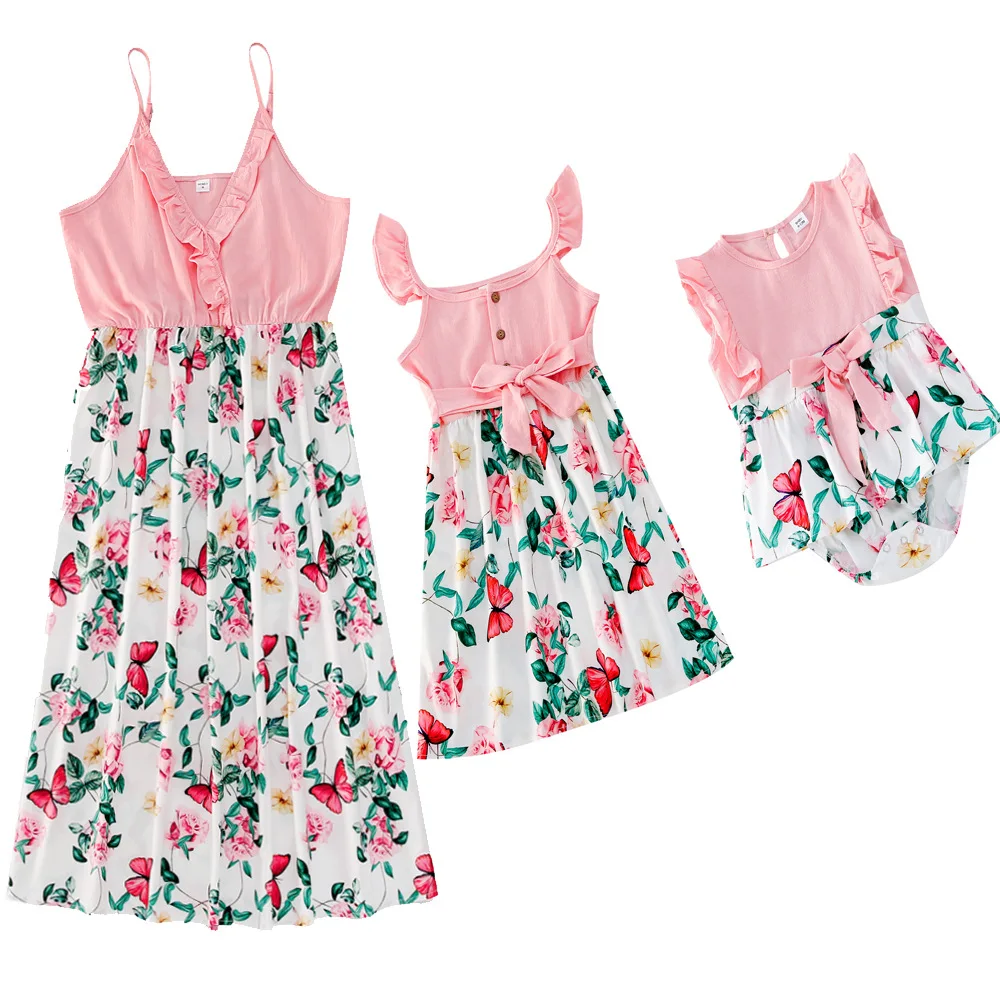 Family Look Ruffled Mother Daughter Macthing Outfit Dresses Flower Mom Baby Mommy and Me Clothes Tank Women Girls Cotton Dress
Family Look Ruffled Mother Daughter Macthing Outfit Dresses Flower Mom Baby Mommy and Me Clothes Tank Women Girls Cotton Dress