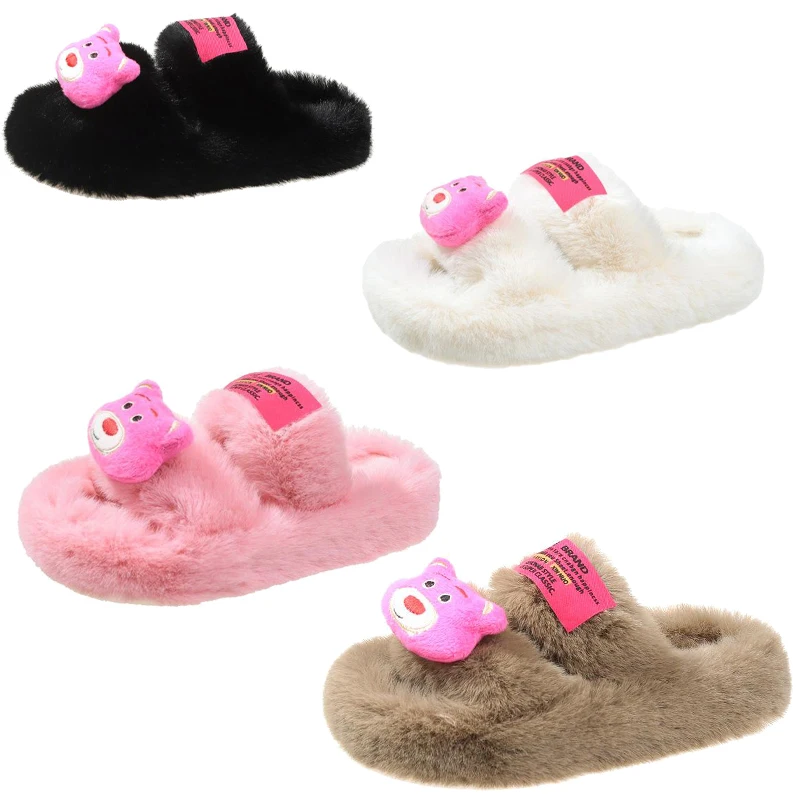 New Kawaii Autumn Winter Lotso Children Plush Slippers Cute Cartoon Fashion Open Toe Comfort Indoor Warm Soft House Slipper Gift
New Kawaii Autumn Winter Lotso Children Plush Slippers Cute Cartoon Fashion Open Toe Comfort Indoor Warm Soft House Slipper Gift