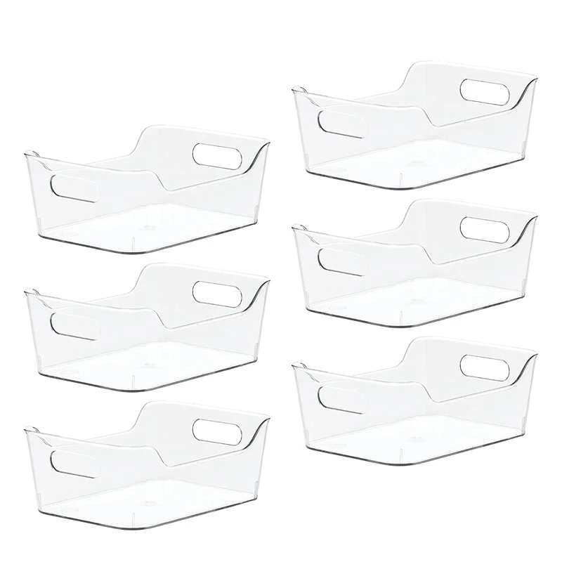 Plastic Storage Bins For Kitchen Organization,Pantry Organization And Storage, Closet Organizers,Fridge Organizer 6PCS
Plastic Storage Bins For Kitchen Organization,Pantry Organization And Storage, Closet Organizers,Fridge Organizer 6PCS