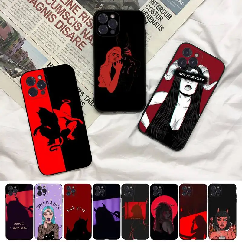 Sexy Devil Woman Phone Case For iPhone 8 7 6 6S Plus X SE 2020 XR XS 14 11 12 13 Mini Pro Max Mobile Case
Sexy Devil Woman Phone Case For iPhone 8 7 6 6S Plus X SE 2020 XR XS 14 11 12 13 Mini Pro Max Mobile Case