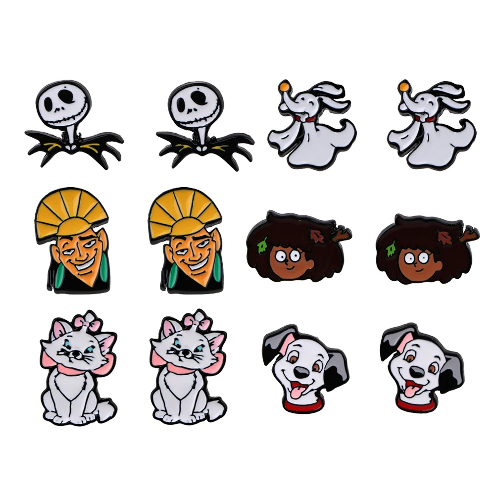 Cute Marie Cat Earrings The Nightmare Before Christmas Earrings Cartoon Ear Studs Piercing Earrings For Women Girls Kids Jewelry 
Cute Marie Cat Earrings The Nightmare Before Christmas Earrings Cartoon Ear Studs Piercing Earrings For Women Girls Kids Jewelry