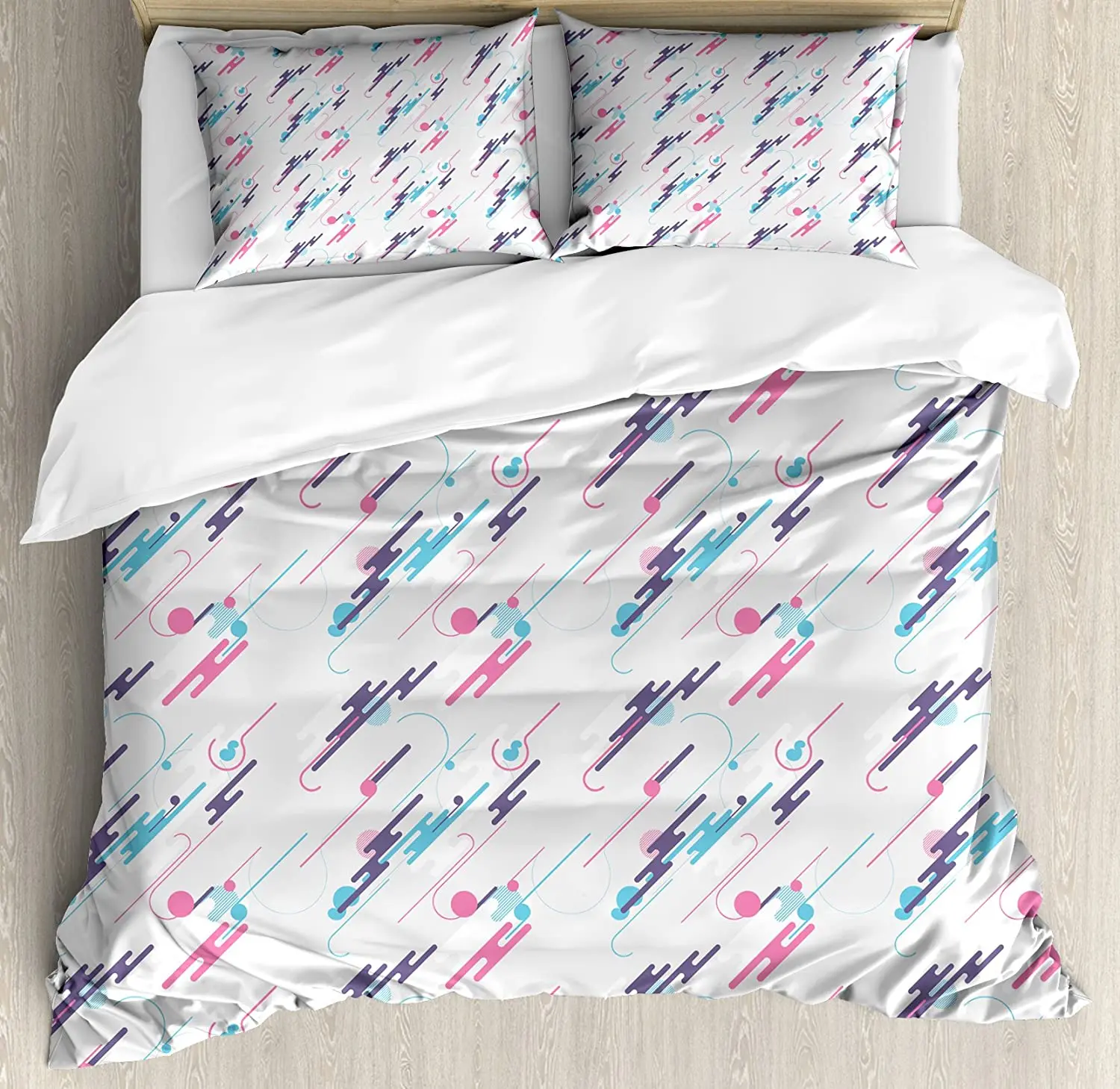 Retro Bedding Set Eighties Style Abstract Futuristic Dynami 3pcs Duvet Cover Set Bed Set Quilt Cover Pillow Case Comforter Cover
Retro Bedding Set Eighties Style Abstract Futuristic Dynami 3pcs Duvet Cover Set Bed Set Quilt Cover Pillow Case Comforter Cover