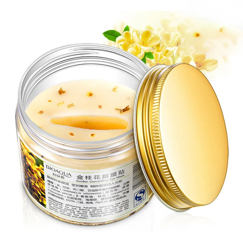 BIOAQUA Gold Osmanthus Eye Mask 80 Pcs/ Bottle Eye care Collagen gel Whey Protein Sleep Patche Remover dark Circles Eye Bag
BIOAQUA Gold Osmanthus Eye Mask 80 Pcs/ Bottle Eye care Collagen gel Whey Protein Sleep Patche Remover dark Circles Eye Bag