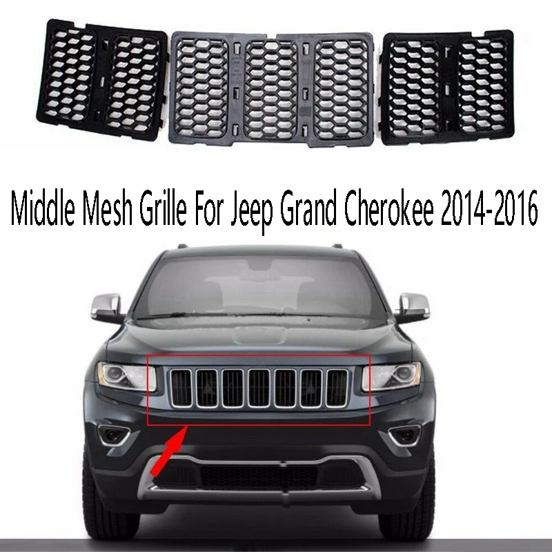 Car Middle Mesh Grille Front Grille Inserts Trim Mesh Kit For Jeep Grand Cherokee 2014-2016
Car Middle Mesh Grille Front Grille Inserts Trim Mesh Kit For Jeep Grand Cherokee 2014-2016