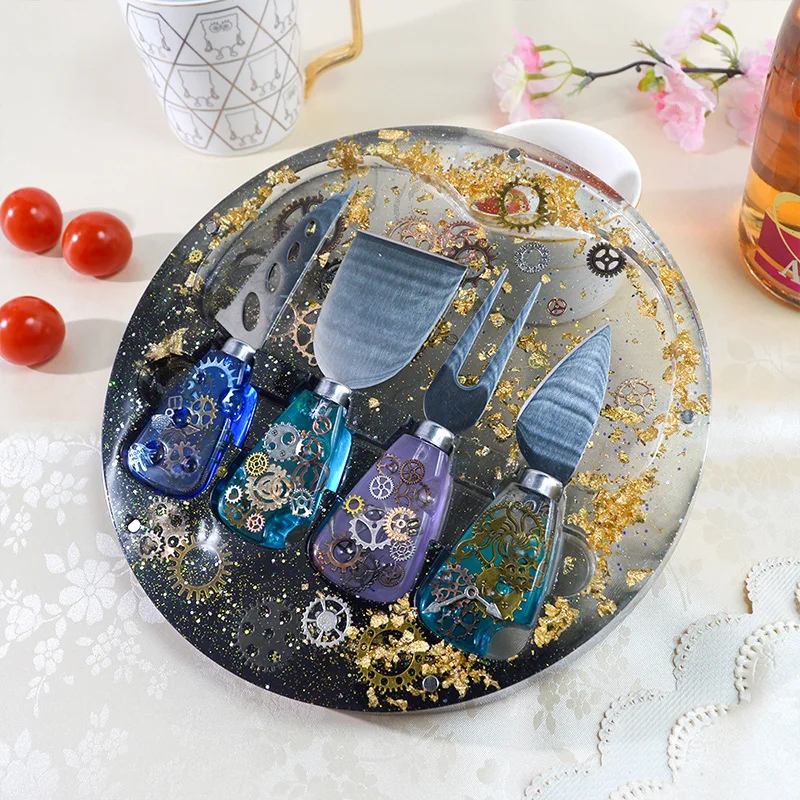 Knife and Fork Handle Crystal Epoxy Resin Mold DIY Tableware Storage Box Western Food Set Steak Knife Resin Silicone Mold
Knife and Fork Handle Crystal Epoxy Resin Mold DIY Tableware Storage Box Western Food Set Steak Knife Resin Silicone Mold