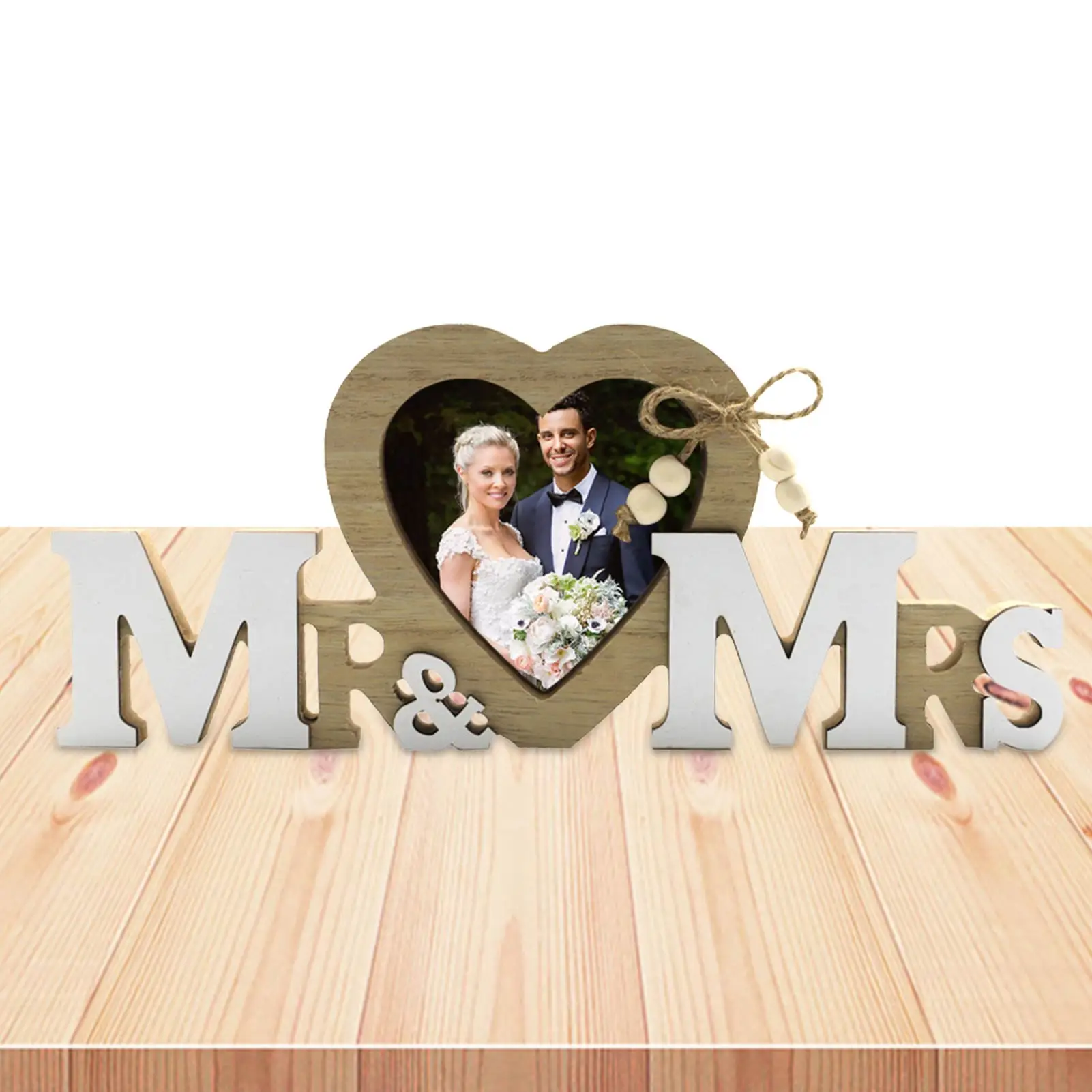 Свадебная фоторамка в форме сердца, фоторамка Mr & Mrs, настольная, для Дня матери, свадьбы, годовщины, подарок на день рождения
Свадебная фоторамка в форме сердца, фоторамка Mr & Mrs, настольная, для Дня матери, свадьбы, годовщины, подарок на день рождения