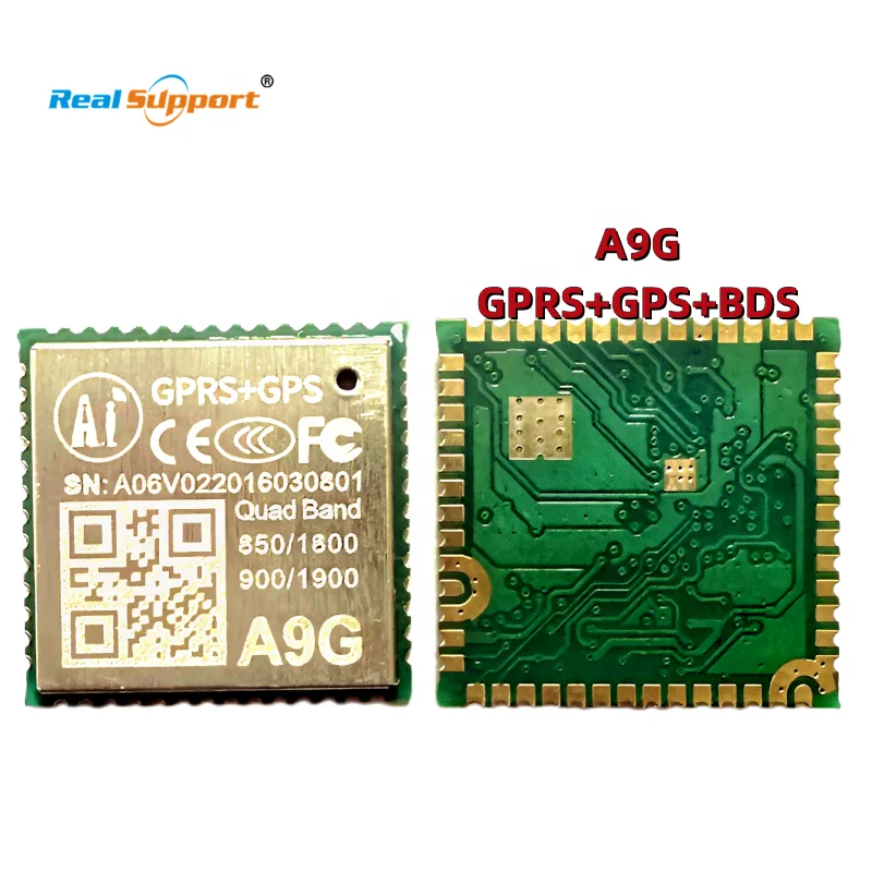 A9G Ai-Thinker IOT Automation Solution Low Cost GPS Navigation Chip BDS GPS GPRS Module A9G
A9G Ai-Thinker IOT Automation Solution Low Cost GPS Navigation Chip BDS GPS GPRS Module A9G