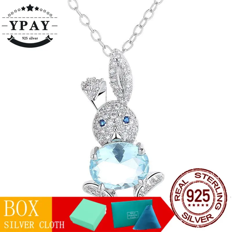 Женское ожерелье из серебра 925 пробы, с натуральным голубым топазом
Женское ожерелье из серебра 925 пробы, с натуральным голубым топазом