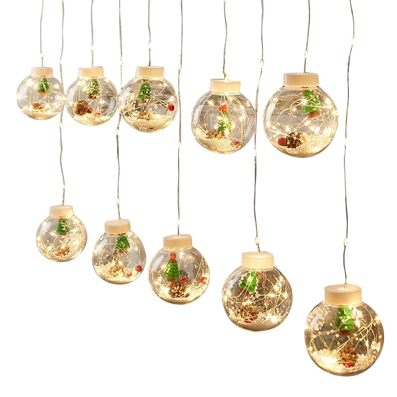Christmas String Lights LED Christmas Decoration Lights For Home Christmas Ball Fairy Lights Garland Curtain Lights
Christmas String Lights LED Christmas Decoration Lights For Home Christmas Ball Fairy Lights Garland Curtain Lights