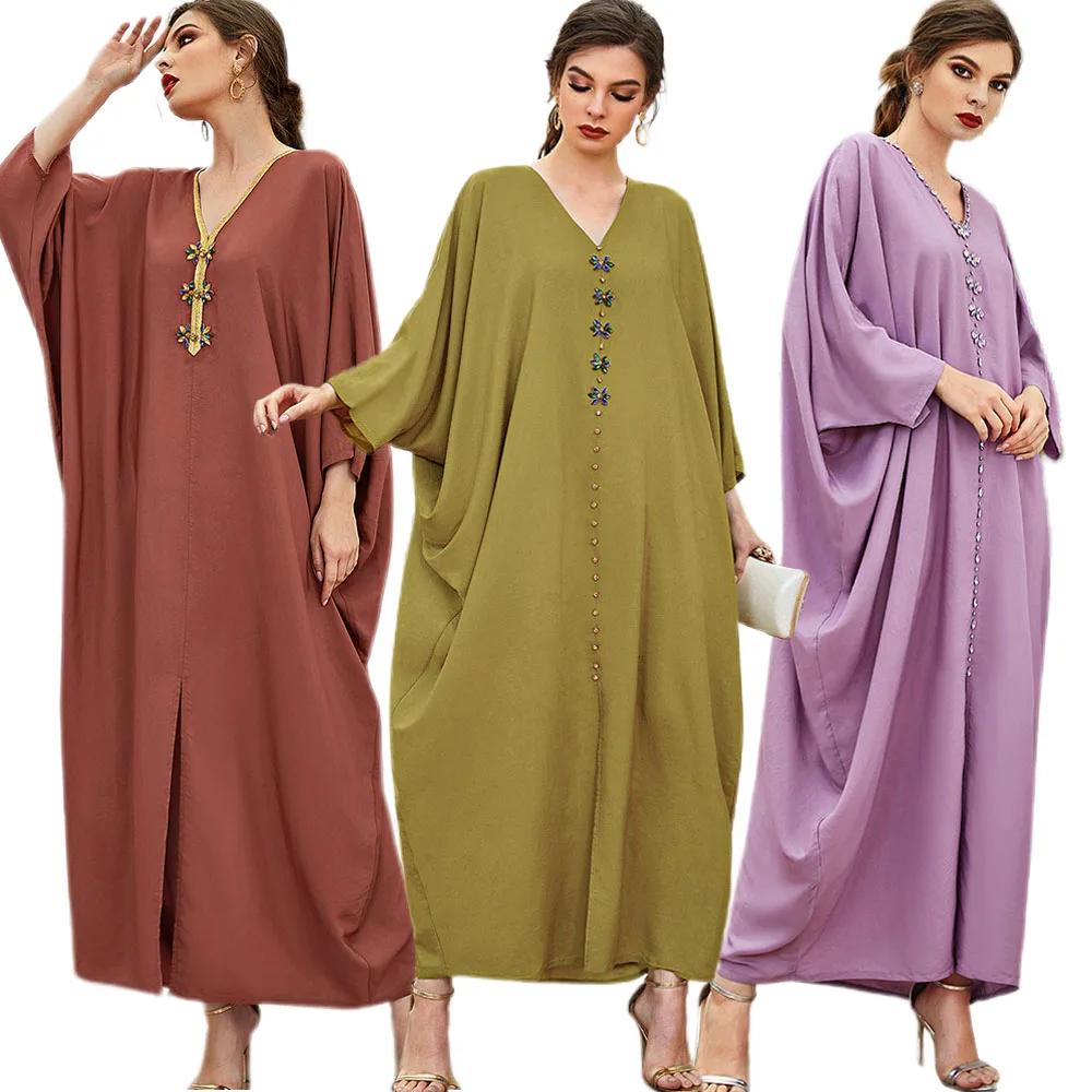 Женское платье-макси Caftan, Свободное длинное платье в арабском стиле, с рукавом «летучая мышь», в этническом стиле, Средний Восток, Турция
Женское платье-макси Caftan, Свободное длинное платье в арабском стиле, с рукавом «летучая мышь», в этническом стиле, Средний Восток, Турция